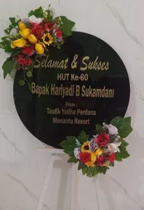 Papan Akrilik Ucapan Ulang Tahun Pati Kota