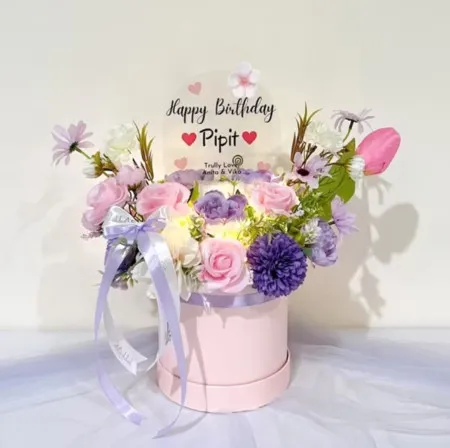 Bloom Box Akrilik Ucapan Ulang Tahun Pati Kota